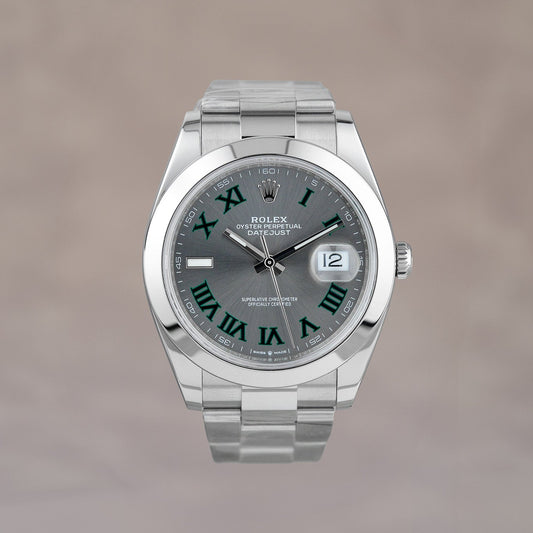 Rolex Datejust 41 Wimbledon Smooth 41mm 126300 2021