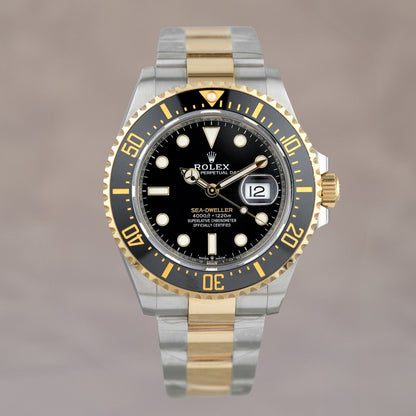 Rolex Sea Dweller 42 Two Tone Yellow Gold Black 42mm 126603 2019