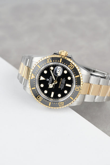 Rolex Sea Dweller 42 Two Tone Yellow Gold Black 42mm 126603 2019