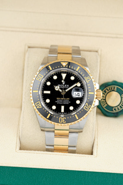 Rolex Sea-Dweller 43 Two Tone Yellow Gold Black 126603 2021