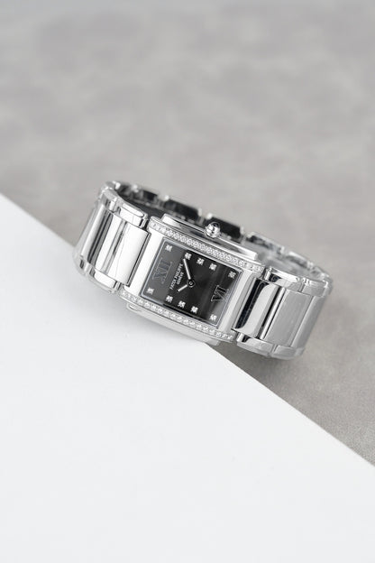 Patek Philippe Twenty~4 Rhodium Dial With Diamonds 4910/10A-010 2001