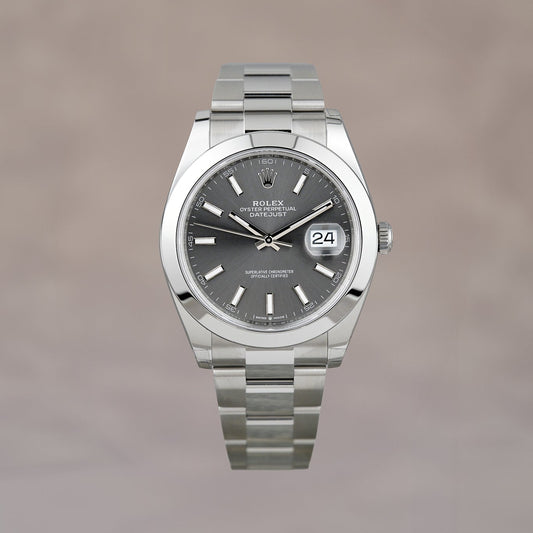 Rolex Datejust 41 Rhodium Dial 126300 2026 (Brand New)