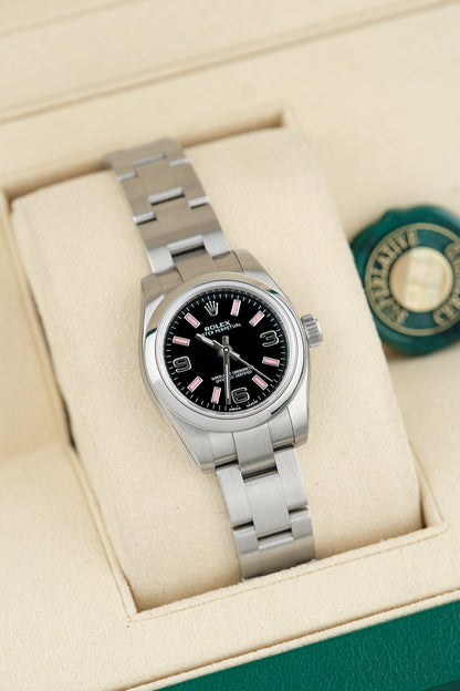 Rolex Oyster Perpetual 26 Black Dial 176200 2011