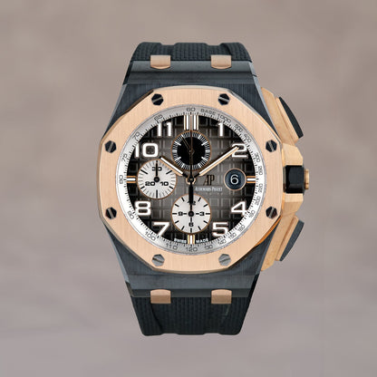 Audemars Piguet Royal Oak Off Shore 44 Rose Gold Black Dial 44mm 26405NR.OO.A002CA.01