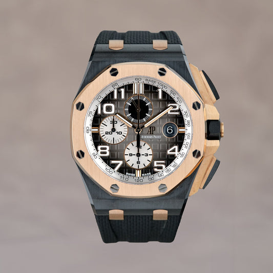 Audemars Piguet Royal Oak Off Shore 44 Rose Gold Black Dial 44mm 26405NR.OO.A002CA.01
