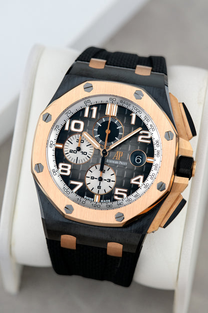 Audemars Piguet Royal Oak Off Shore 44 Rose Gold Black Dial 44mm 26405NR.OO.A002CA.01