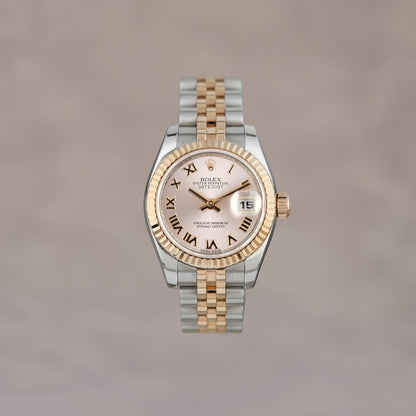 Rolex Datejust 26 Two Tone Yellow Gold Salmon Roman 26mm 2006