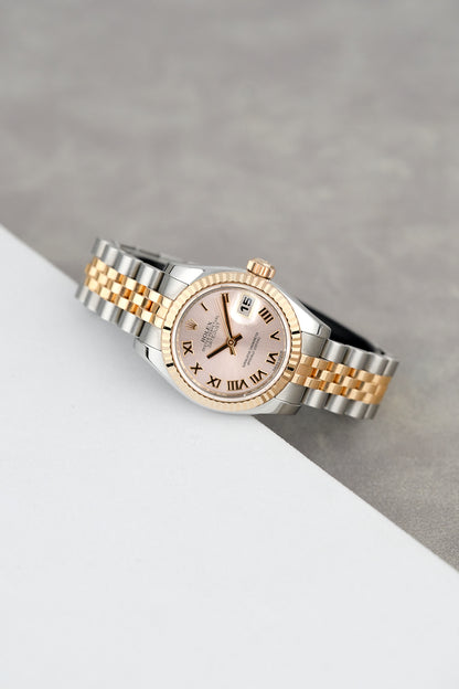Rolex Datejust 26 Two Tone Yellow Gold Salmon Roman 26mm 2006