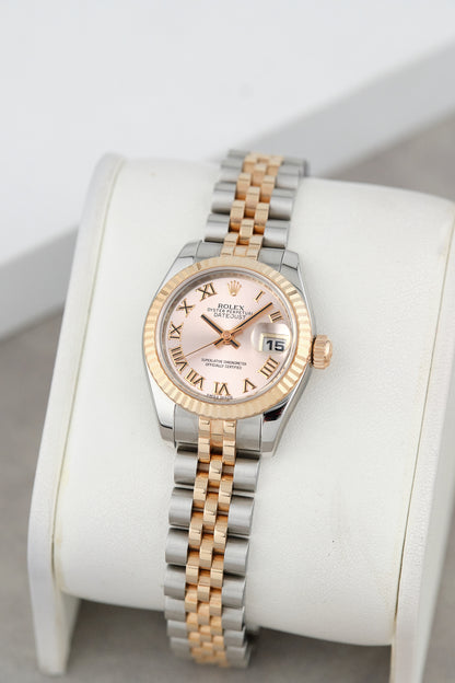 Rolex Datejust 26 Two Tone Yellow Gold Salmon Roman 26mm 2006