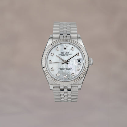 Rolex Datejust 31 Mother of Pearl w/ Diamonds 31mm 278274 2023