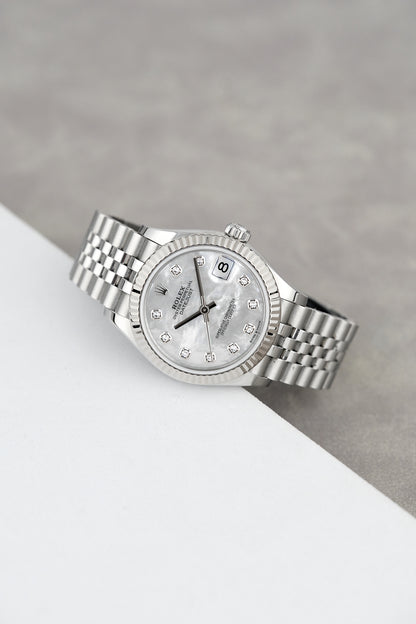 Rolex Datejust 31 Mother of Pearl w/ Diamonds 31mm 278274 2023
