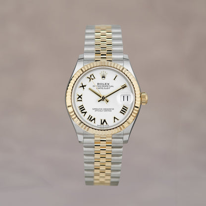 Rolex Datejust 31 Two Tone Yellow Gold White Roman (Brand New) 31mm 278273 2025
