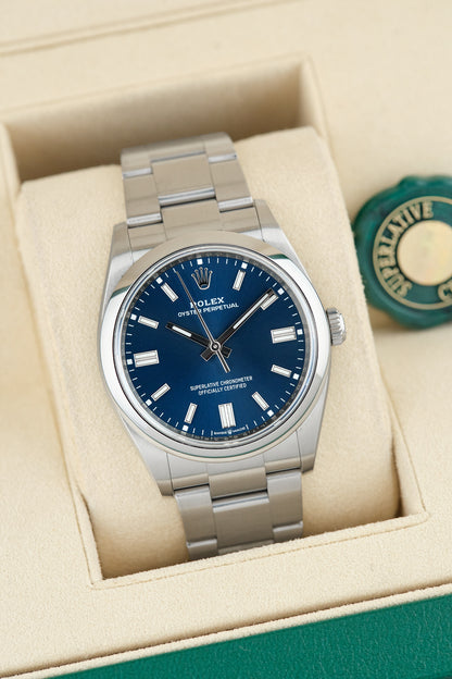 Rolex Oyster Perpetual 36 Blue Dial 126000 2022