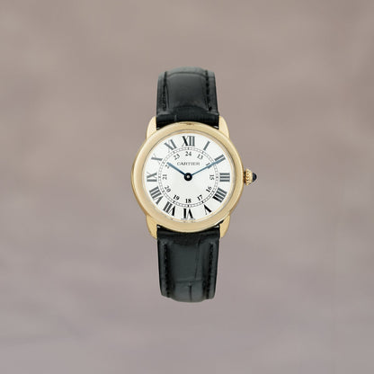 Cartier Ronde Solo Yellow Gold White Dial 29mm W6700355 2021