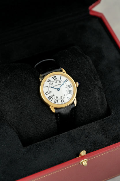 Cartier Ronde Solo Yellow Gold White Dial 29mm W6700355 2021