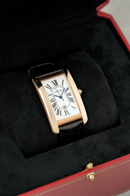 Cartier Tank Rose Gold Americane W2609156 2023