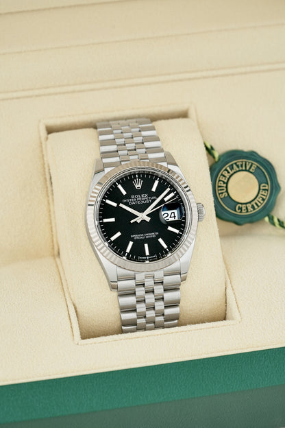 Rolex Datejust 36 Black Stick 36mm 126234 2024