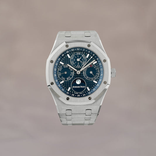 Audemar's Piguet Royal Oak Perpetual Calendar Blue