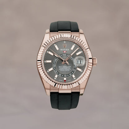 Rolex Sky Dweller 42 Rose Gold Rhodium 42mm 326235 2021