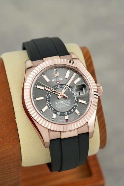 Rolex Sky Dweller 42 Rose Gold Rhodium 42mm 326235 2021