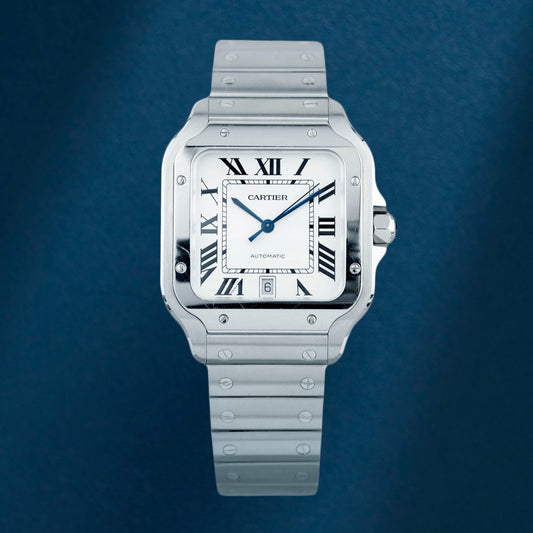 Cartier Santos De Cartier Large White Dial WSSA0018 2019