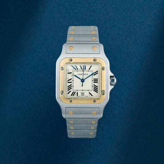 Cartier Santos Galbee Two Tone 187901