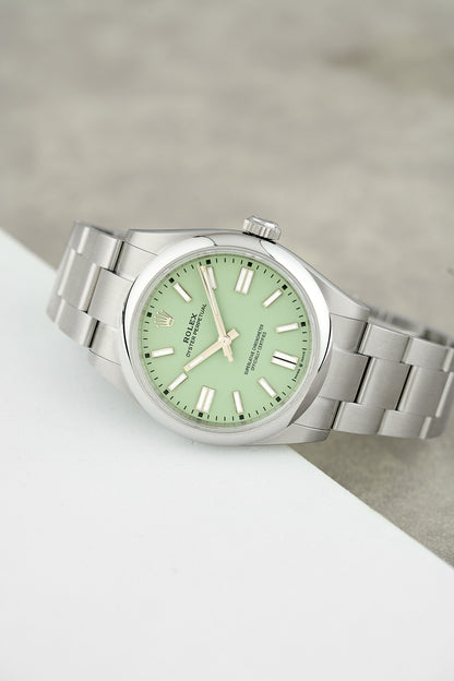 Rolex Oyster Perpetual 41 Pistachio DIal