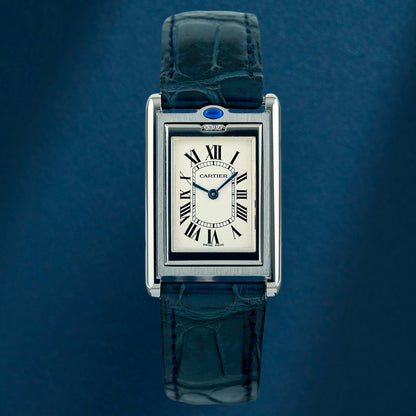 Cartier Tank Basculante Medium White Dial 2405