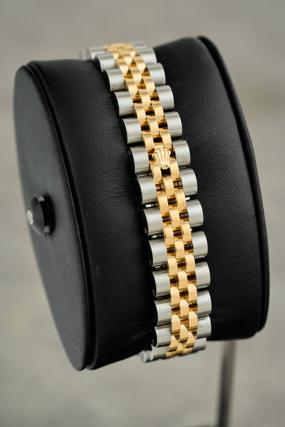 [RESERVED] Rolex Datejust 26 Two Tone Yellow Gold Champagne Dial With Diamond Bezel 179173 2010