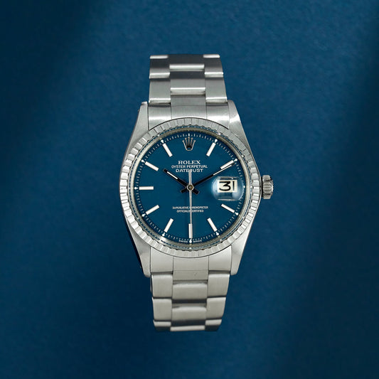 Rolex Datejust 36 Blue Dial 1601 1970