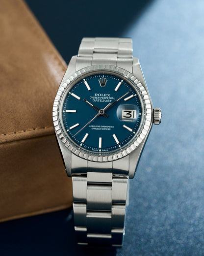 Rolex Datejust 36 Blue Dial 1601 1970