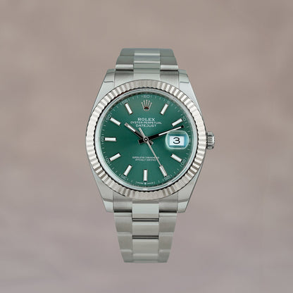 Rolex Datejust 41 Mint Green Dial 126334 2025