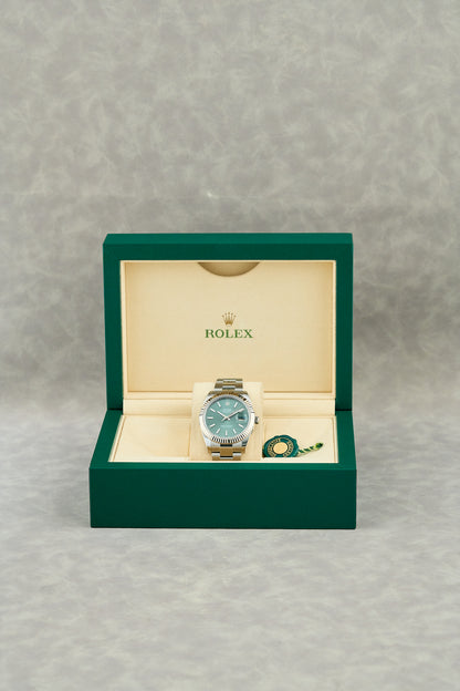 Rolex Datejust 41 Mint Green Dial 126334 2025