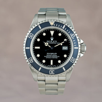 Rolex Sea-Dweller 40 Ghost Bezel 16600 1997