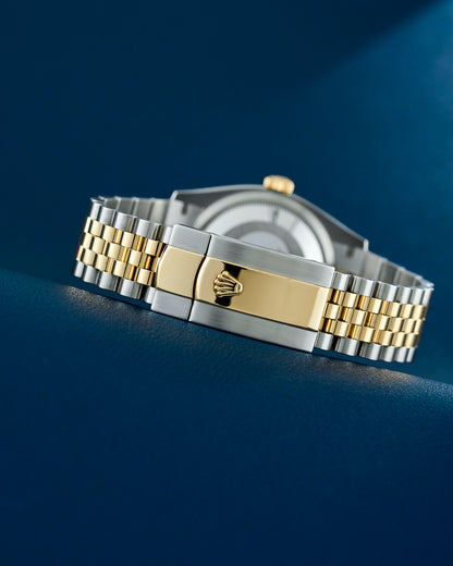 Rolex Datejust 36 Two Tone Yellow Gold Mother Of Pearl Dial With Diamonds 126233 2021