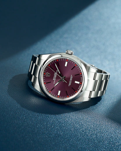 Rolex Osyter Perpetual 39 Grape Dial 114300 2019