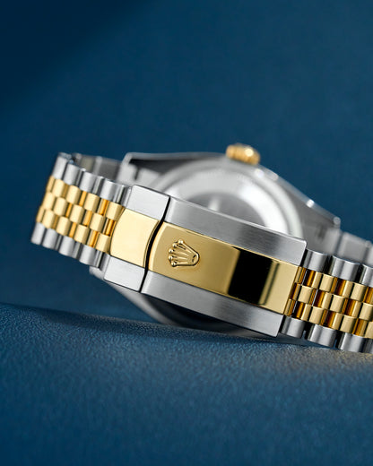 Rolex Datejust 36 Two Tone Yellow Gold White Anniversary Dial With Diamonds 126233 2021