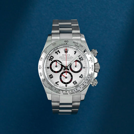 Rolex Cosmograph Daytona White Gold Silver Racing Dial 116509 2007