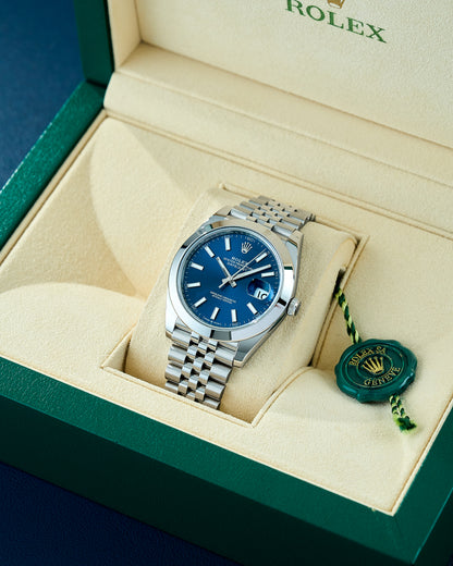Rolex Datejust 41 Blue Dial 126300 2025