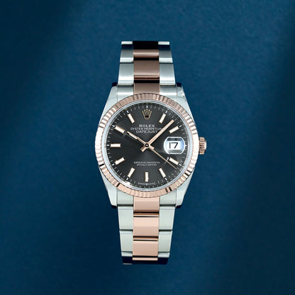 Rolex Datejust 36 Two Tone Rose Gold Rhodium 126231 2018