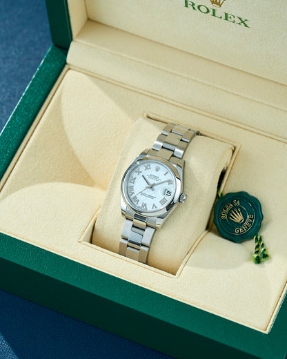 Rolex Datejust 31 White Roman Dial 178240 2016