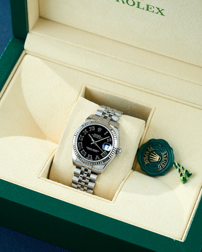 Rolex Datejust 31 Black Roman 178274 2016