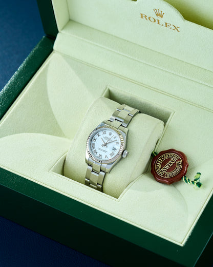 Rolex Lady Datejust 26 White Roman 179174 2016
