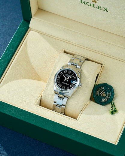 Rolex Datejust 31 Black Roman Dial 278240 2021