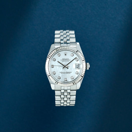 Rolex Datejust 31 Mother Of Pearl Dial With Diamonds 178274 2009
