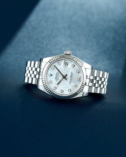 Rolex Datejust 31 Mother Of Pearl Dial With Diamonds 178274 2009