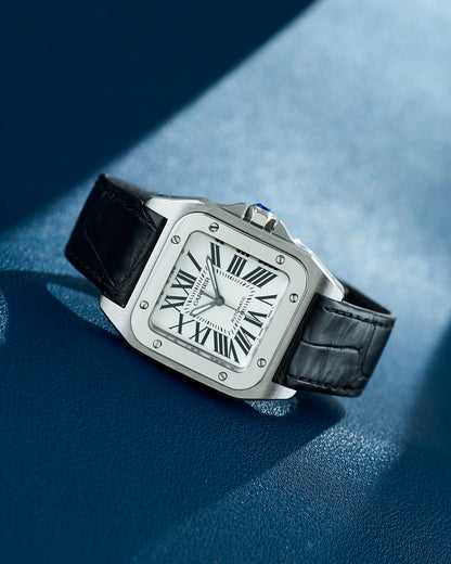 Cartier Santos 100 Medium White W20106X8