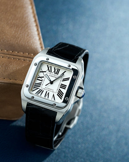 Cartier Santos 100 Medium White W20106X8