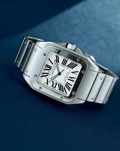Cartier Santos 100 XL White W200737G