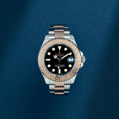 Rolex Yacht-Master 37 Two Tone Rose Gold Black Dial 268261 2023